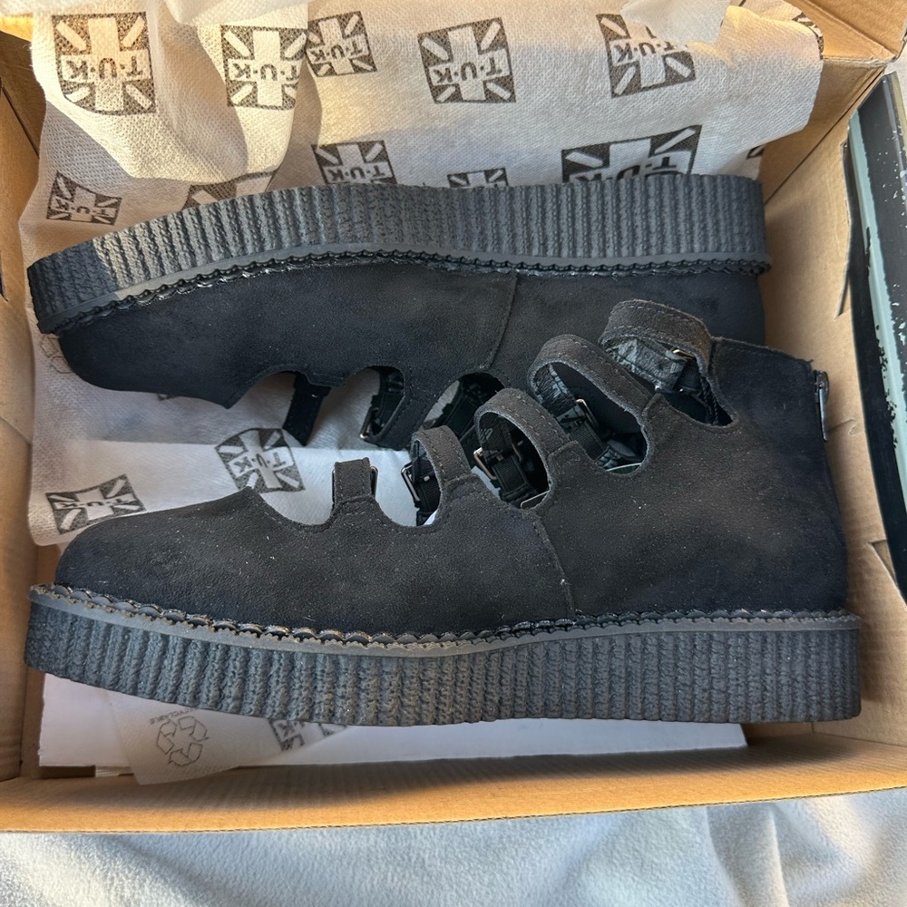 T.U.K Black Women's Shoes